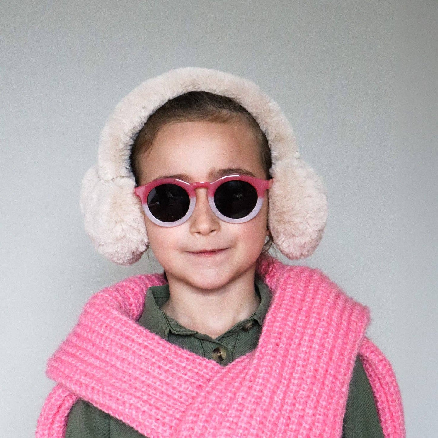 Children's Sunglasses - Category 3 - Two-Tone Transparent
