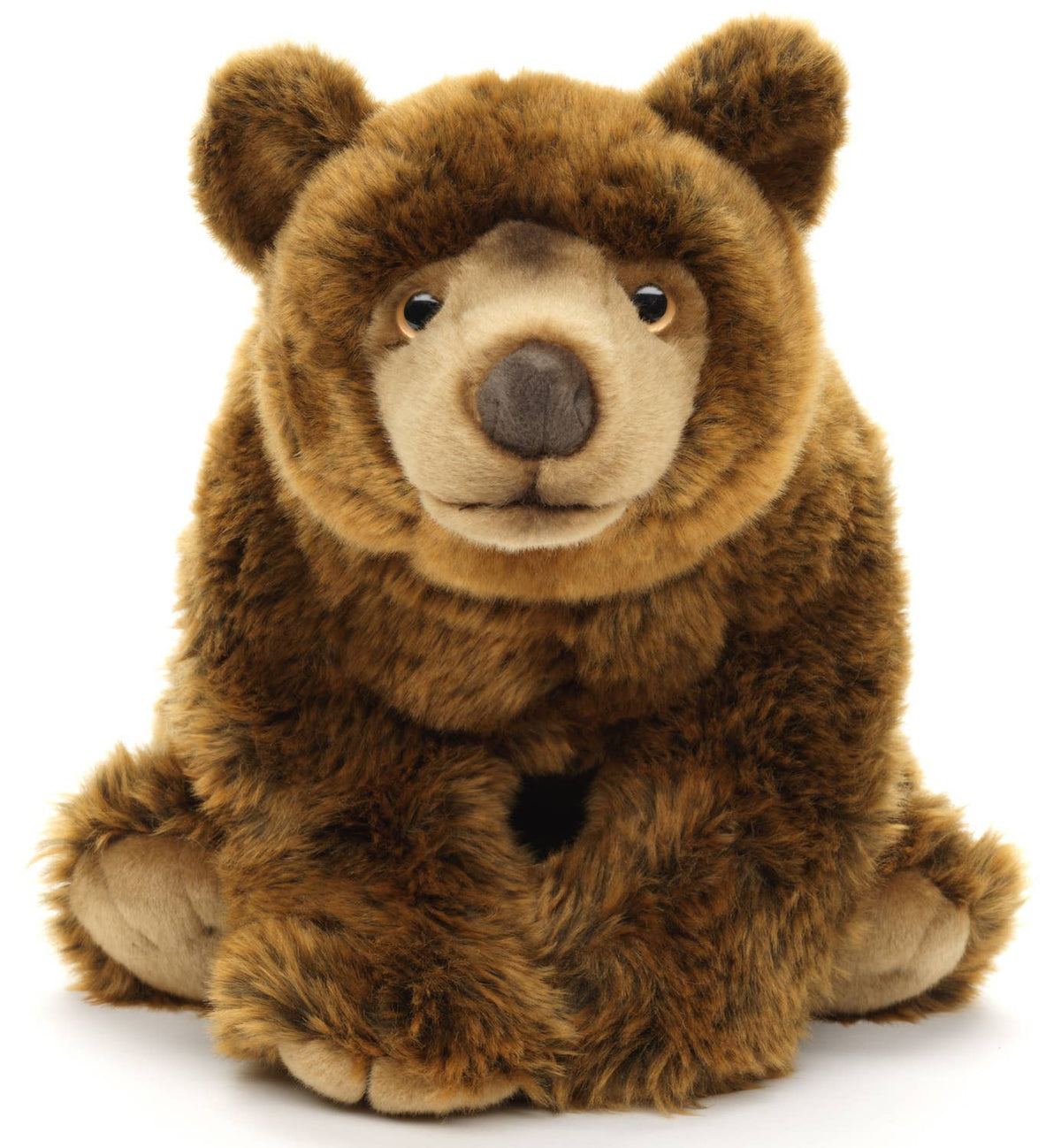Peluche ours brun assis