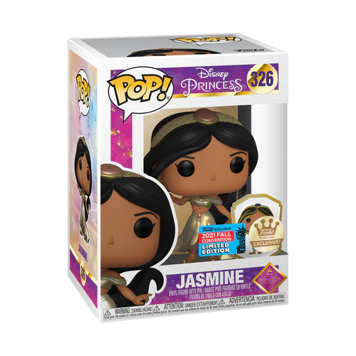 Funko Pop! Jasmine (avec Pin's) – Disney