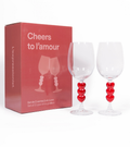 Coffret de Deux Verres à Vin Coeurs