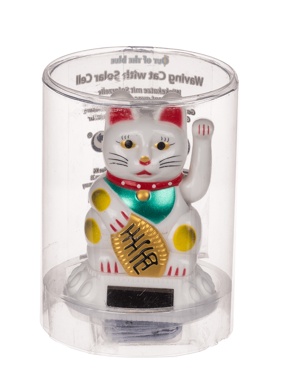 Mini Chat Chanceux Blanc Solaire – vue 4
