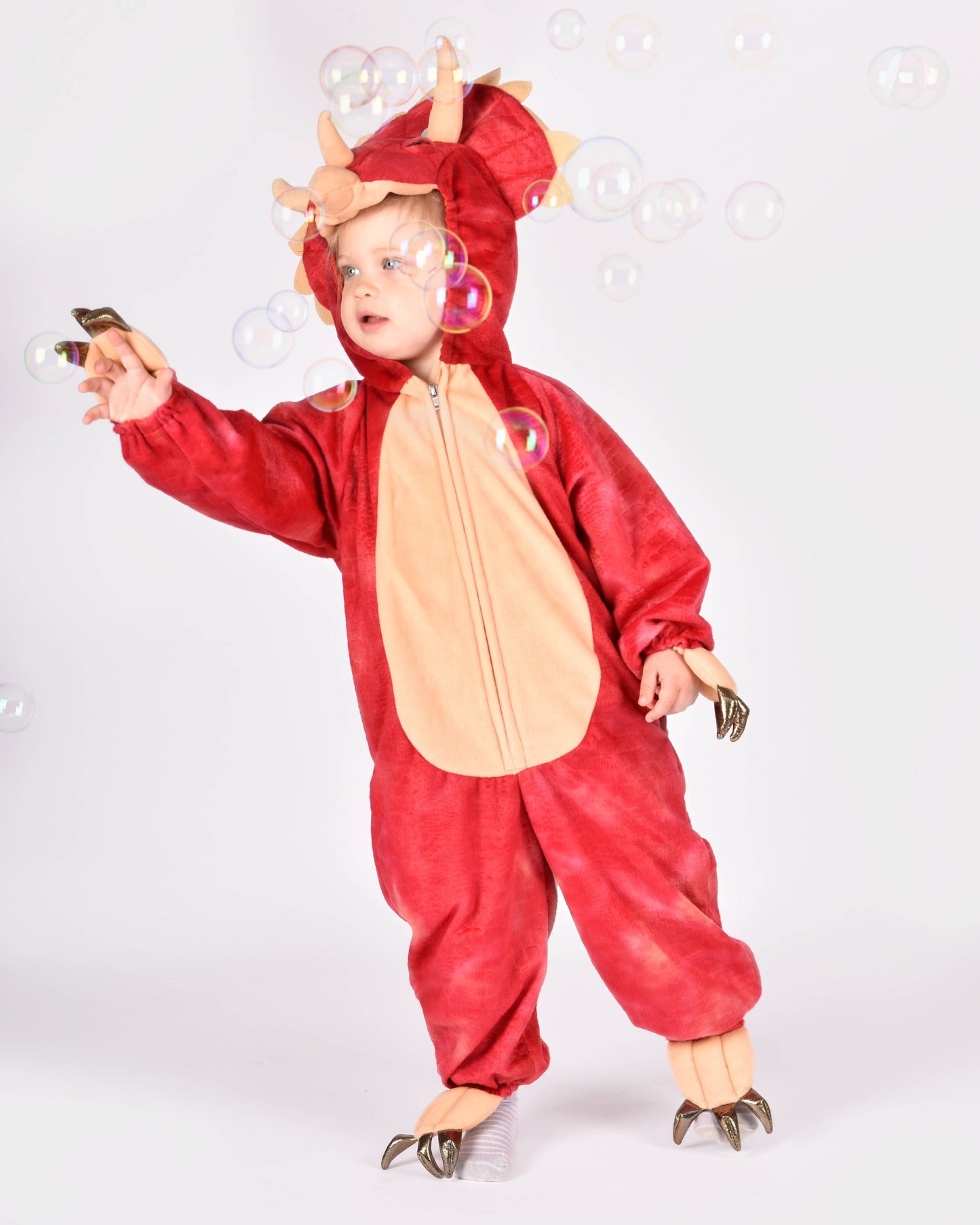 Triceratops dinosaur costume for children 4-6 years old (110-116 cm)