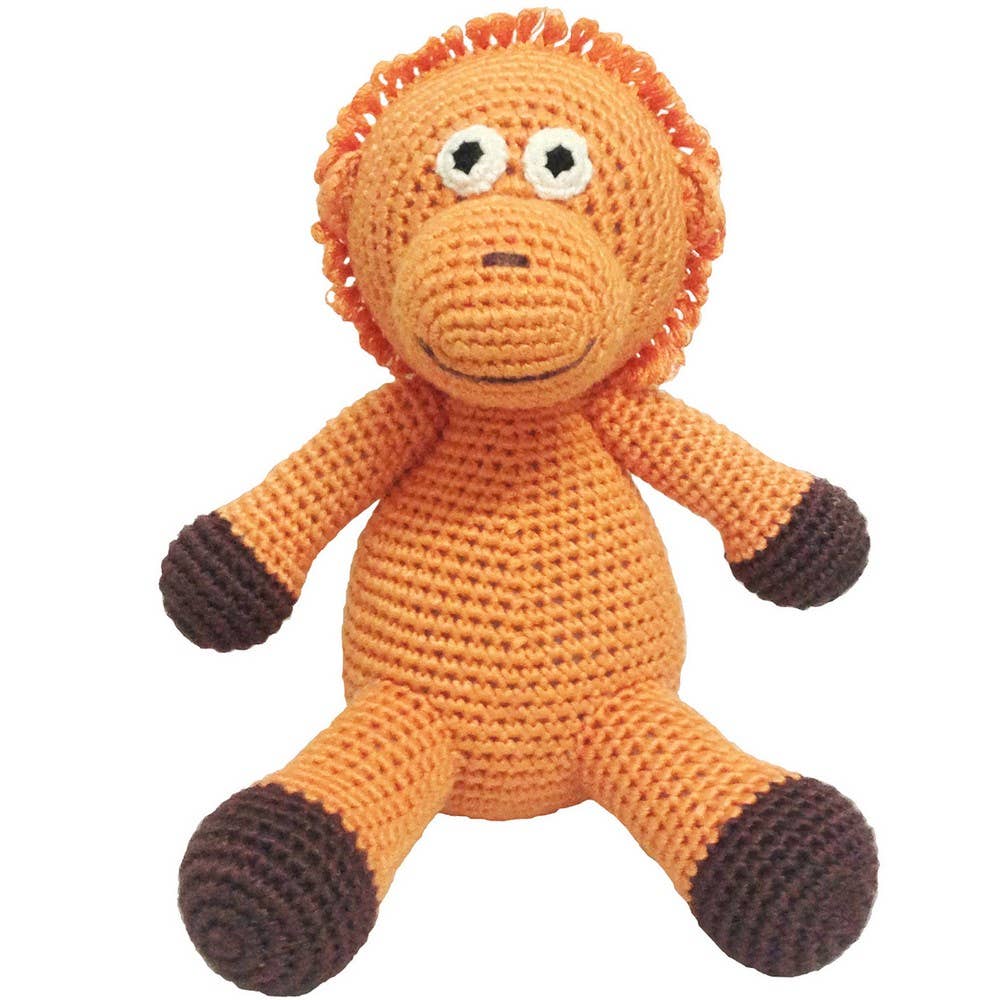 Crochet Plush Toy - Orange Orangutan