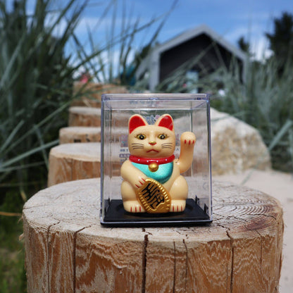Lucky solar beige mini cat 5cm
