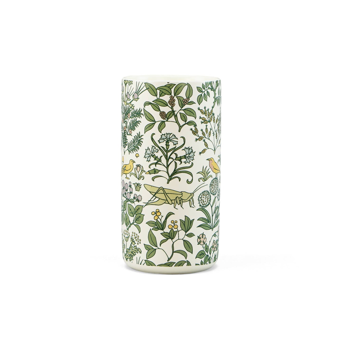 Voysey-Keramikvase, Botanischer Garten, Fauna und Flora