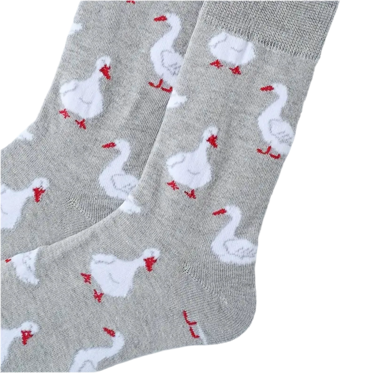 Chaussettes Grises Canards Blancs