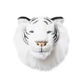 Décoration murale peluche Albert le tigre blanc