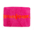 Tapis de bain rose Bonjour