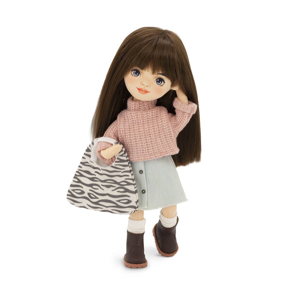 Sophie doll with denim skirt 32 cm