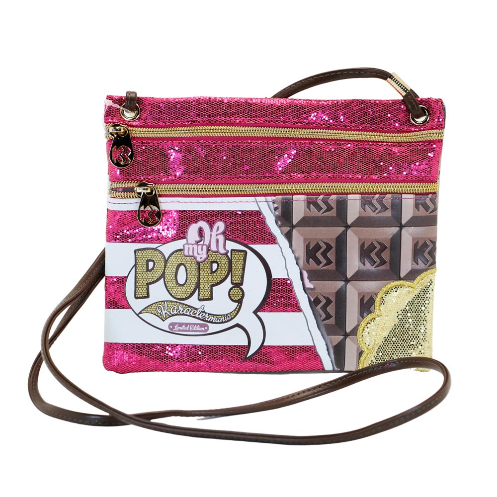 Sac à Bandoulière Action Mini Horizontal Oh My Pop! « Chocolat »