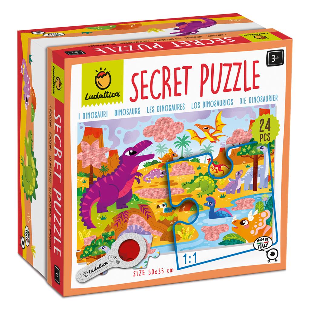 Secret Puzzle - Dinosaurs 