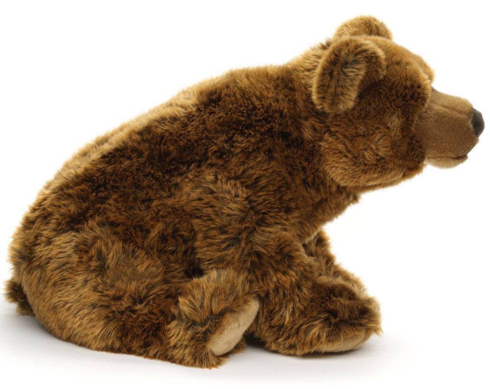 Peluche Ours Brun Assis