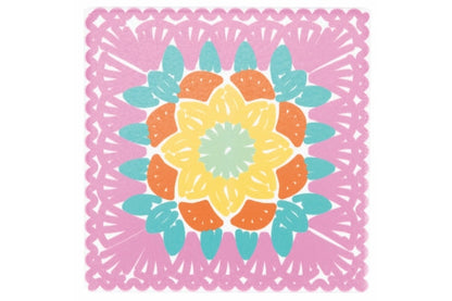 CROCHET SQUARE TILE 20CM 6 ASS. - 5901286