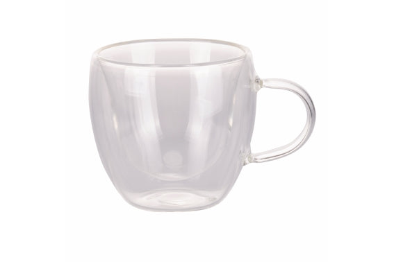 CUP W/HANDLE DOUBLE WALL 90 ML - 5904598