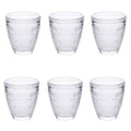 NEW MARRAKECH SET 6 WATER GLASSES TRANSP 330 ML - 5906905