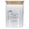 Pot à Sel Victionary en Verre et Bambou - 1 L