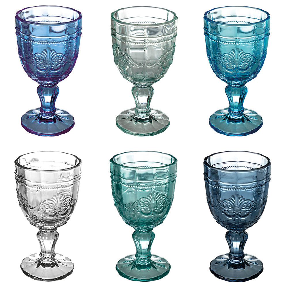 SYRAH SET 6 WINE GLASSES OCEAN 265ML# - 5907720