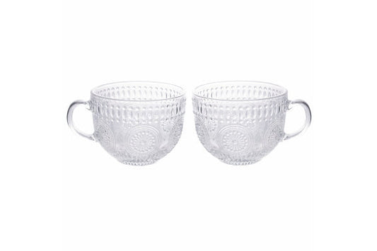 IMPERIAL SET 2 JUMBO MUG CLEAR GLASS 440 ML - 5909892