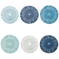 NATURE PAPER PLACEMAT 6 ASSORTED OCEAN - 5910423