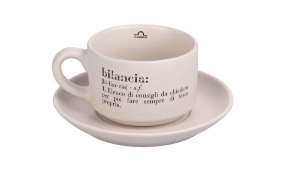 VICTIONARY BALANCE COFFEE CUP W/SAUCER - 5910687