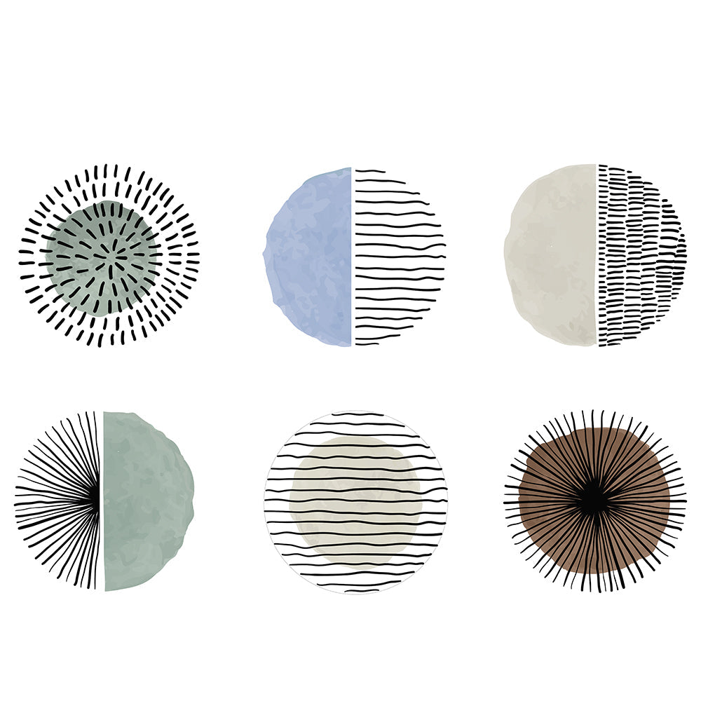 VENICE LIDO MODERN CHARGER PLATE 6 PCS - 5916300