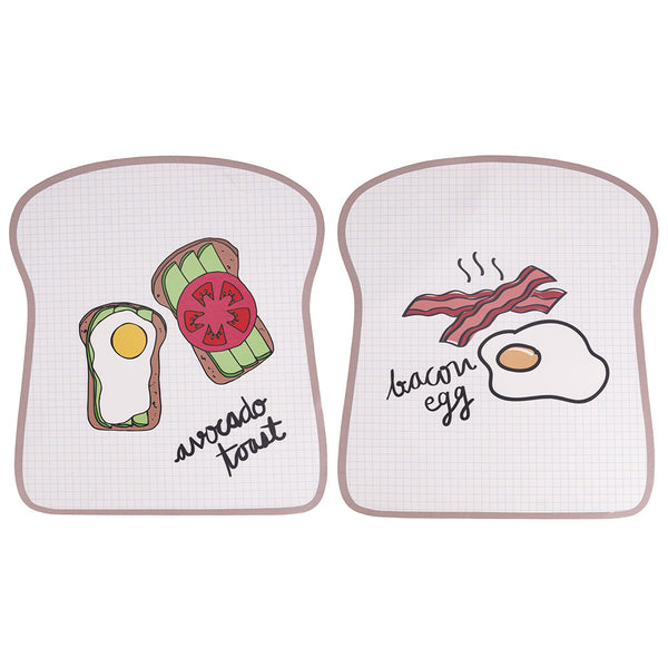 BACK TO SCHOOL TOAST PLACEMAT 2 ASSORT - 5917375
