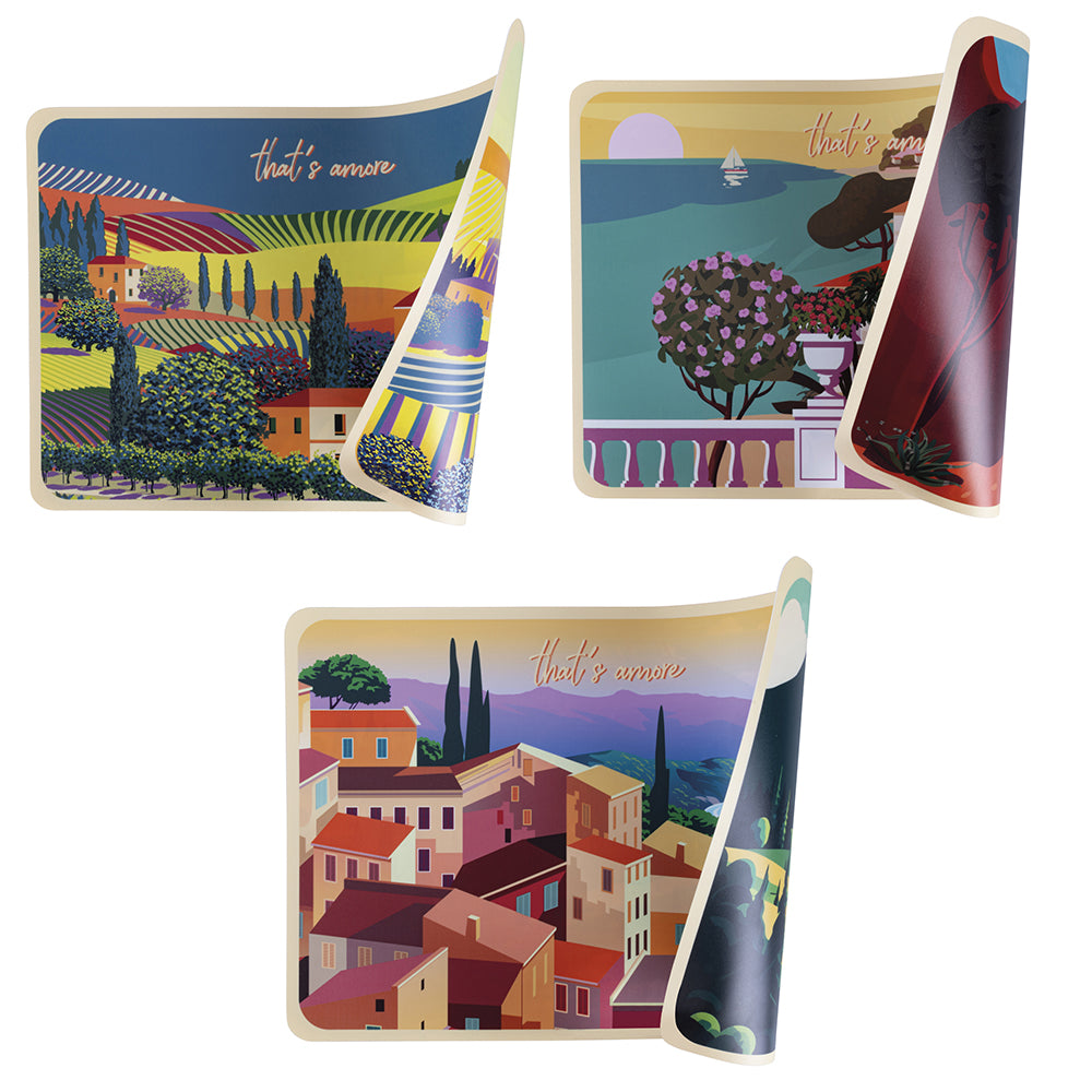 THAT'S LOVE PLACEMAT 3 ASSORTED - 5918507