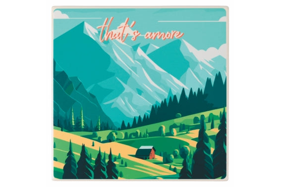 THAT'S AMORE DECORATIVE TILE 20x20CM 4 ASSORTED - 5918745