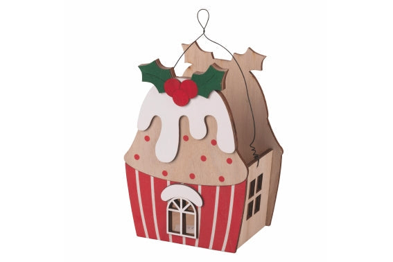 CUPCAKE BASKET WITH BERRIES AND HOOK - 5919019