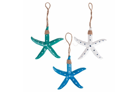 FISH STARFISH 3 ASSTD. / HANGER - 5919384