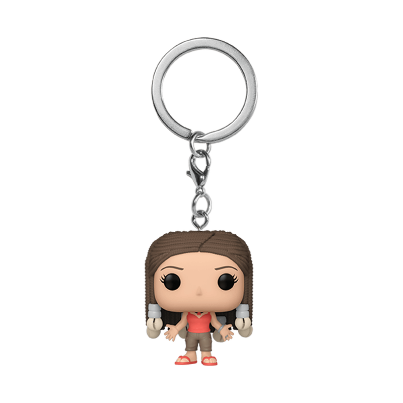 Monica Geller Pop! Keychain Friends porte-clés Pocket POP! Vinyl Monica w/ Braids 4 cm