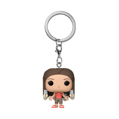 Monica Geller Pop! Keychain Friends porte-clés Pocket POP! Vinyl Monica w/ Braids 4 cm