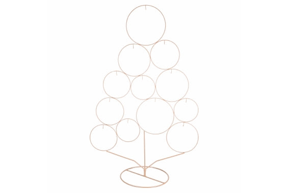 CHAMPAGNE METAL TREE WITH HOOKS H.82 CM - 5919660