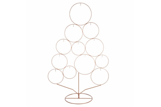GOLD METAL TREE WITH HOOKS H.82 CM - 5919662
