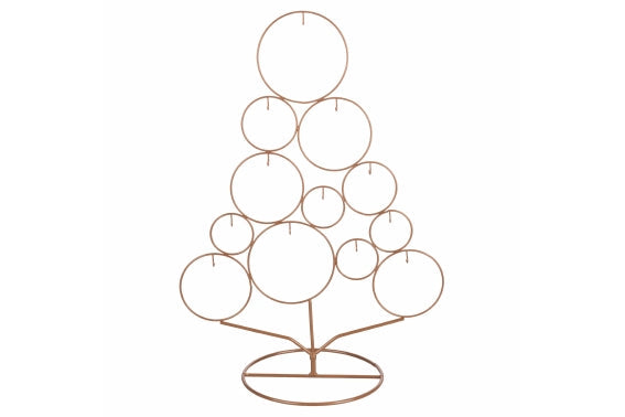 GOLD METAL TREE WITH HOOKS H.50 CM - 5919664