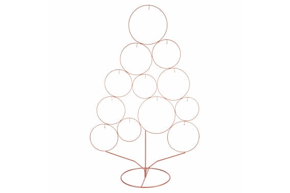 COPPER METAL TREE WITH HOOKS H.82 CM - 5919665