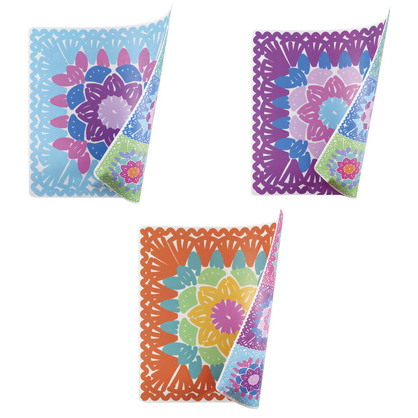 CROCHET PLACEMAT 3 ASSORTED SQUARED - 5919816