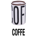 BIGISMORE WHITE CERAMIC COFFEE JAR 750ML - 5919846