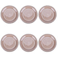4 TONES SET 6PCS FRUIT PLATE TERRACOTTA - 5920542