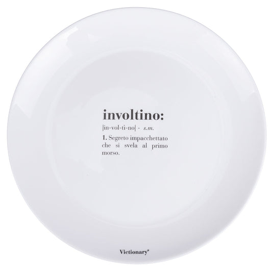 VICTIONARY ROUND DINNER PLATE D27CM INVOLTINO - 5920659