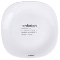 VICTIONARY SQUARED OPAL.DINNER PLATE D28 VEGETABL. - 5920674
