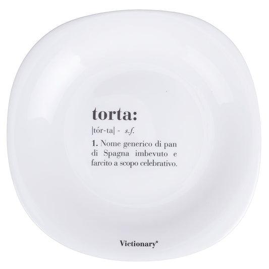 VICTIONARY SQUARED FRUIT PLATE D22CM CAKE - 5920686