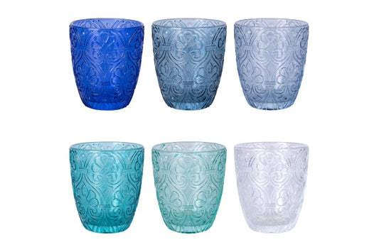 Granada Ocean Set of 6 Glass Tumblers, 300 ml, Ocean 5920874