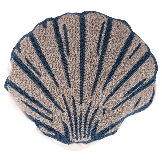 BLUE SHELL UPHOLSTERED CUSHION - 5920906