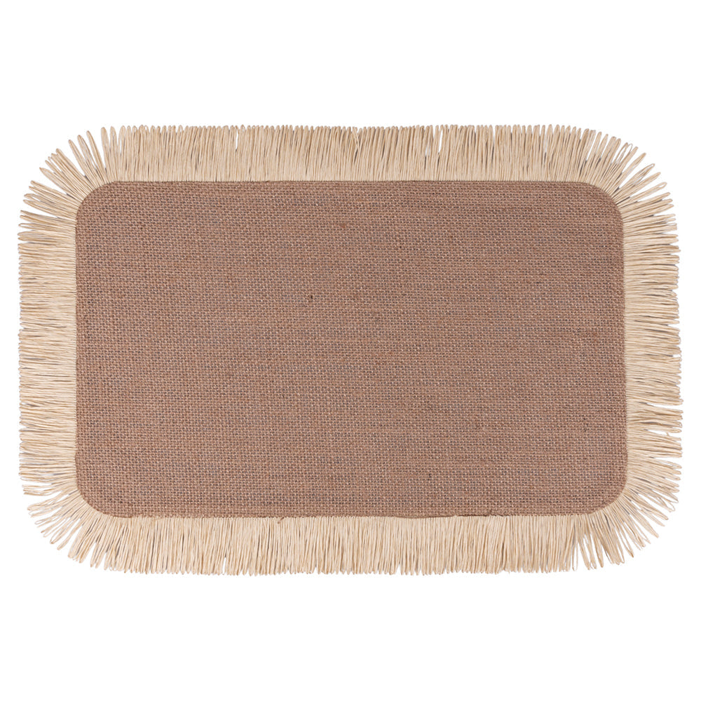 JUTE RECT. PLACEMAT - PAPER BANGS - 5921032