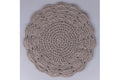 CROCHET PLACEMAT D 38CM LIGHT GREY - 5921182