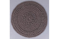 CROCHET PLACEMAT D 38CM DARK GRAY - 5921187