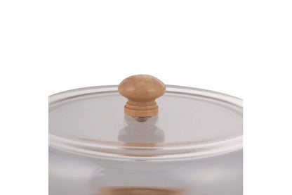 BAMBOO TRAY/GLASS DOME D.16,5 CM - 5921319