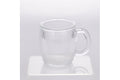 STRIPES GLASS CUP 350 ML TRANSPARENT - 5921335