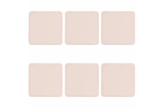 HORECA SET 6 COASTER CREAM 10X10CM - 5921716